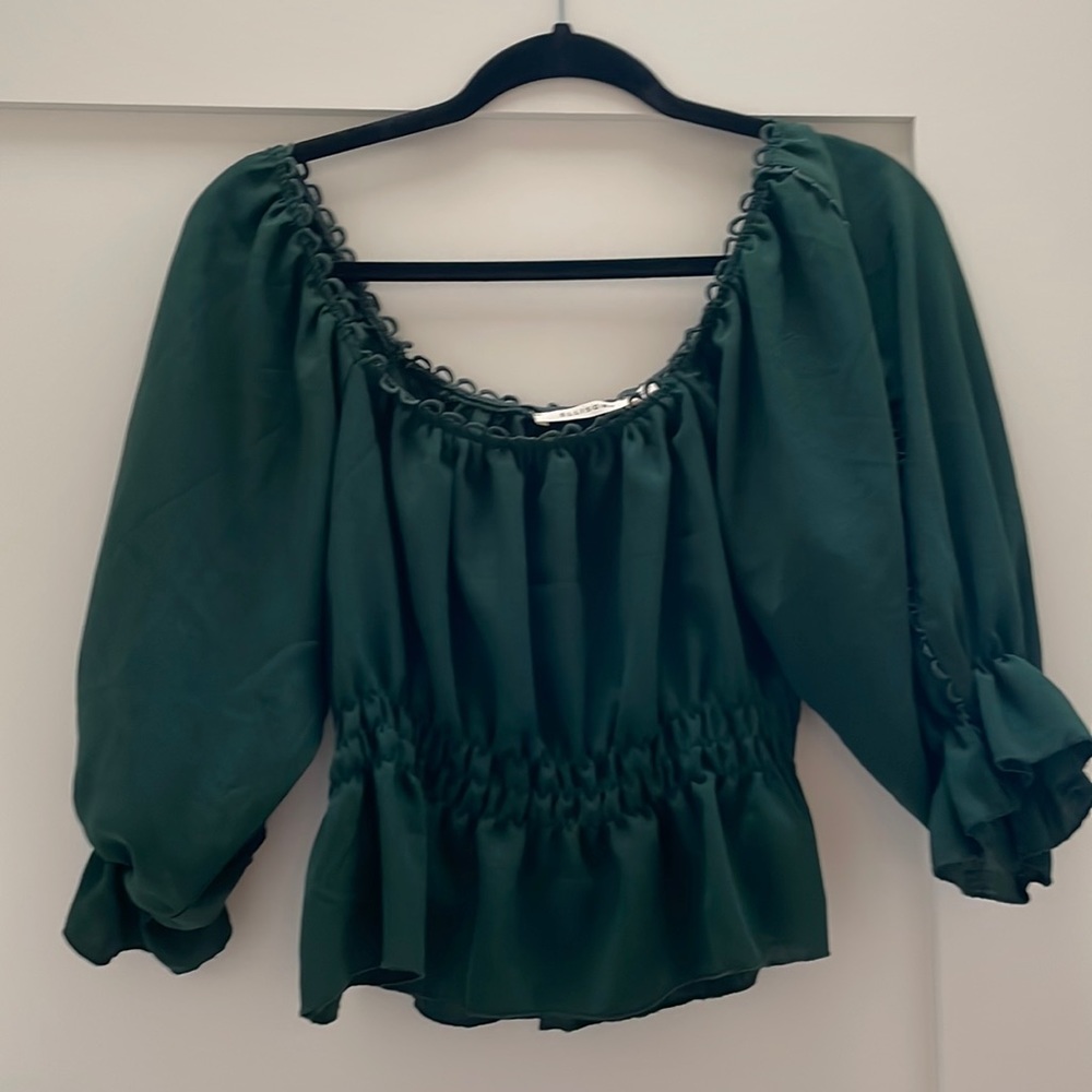 Ellison Dark green blouse